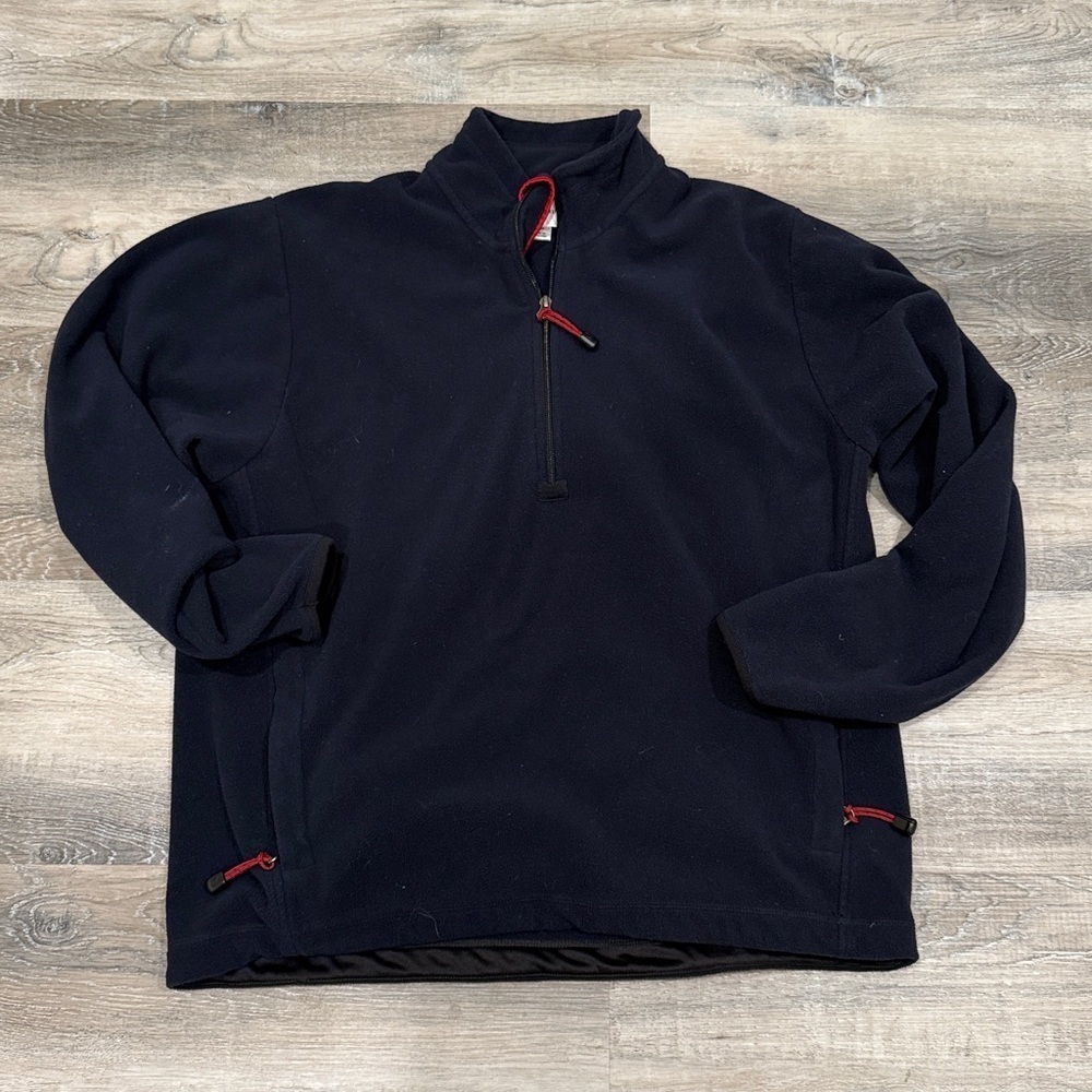 Cutter & Buck Blue fleece Pullover with Red Highlights